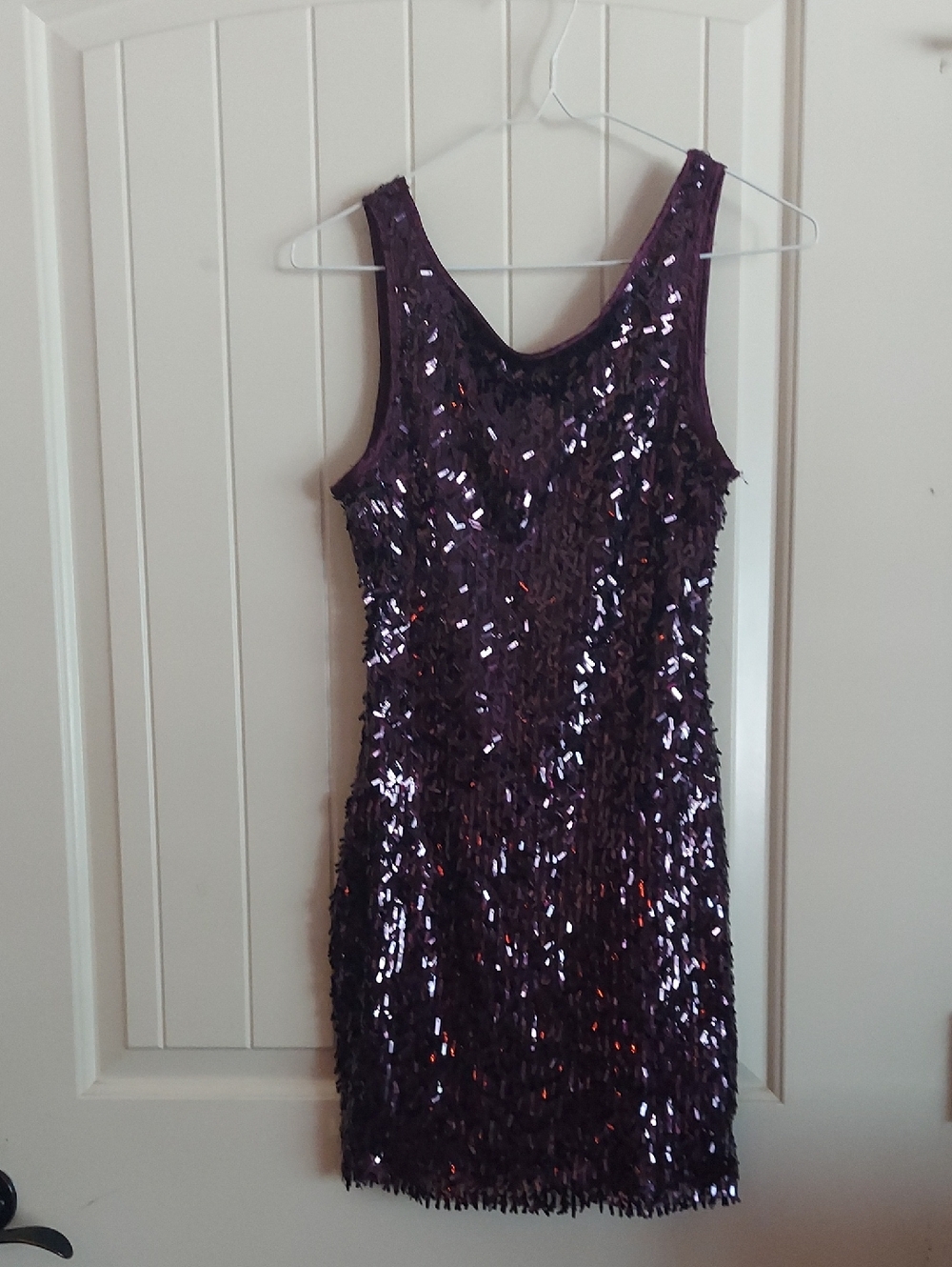 Forever 21 Purple Sequin Mini Dress Size S